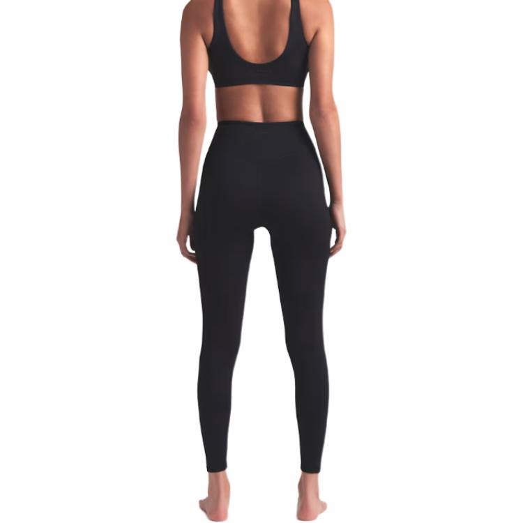 Nike X Skims Matte High-Waisted Slim Fit Moisture-Wicking Sports Pants Women bottoms IU8291-054