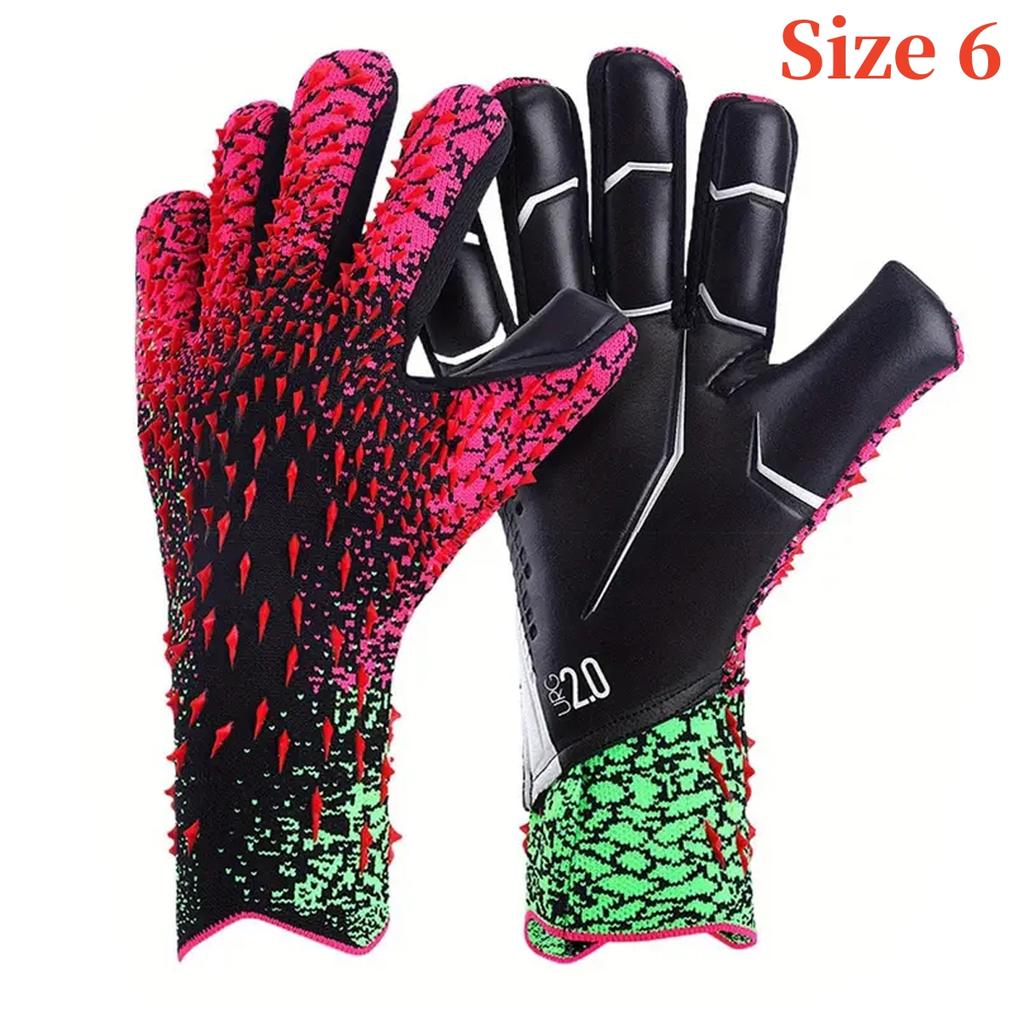 Kids Adults Football Goalkeeper Gloves Thickened Latex Professional Protection Non-Slip Soccer Goalie Goalkeeper Football Gloves