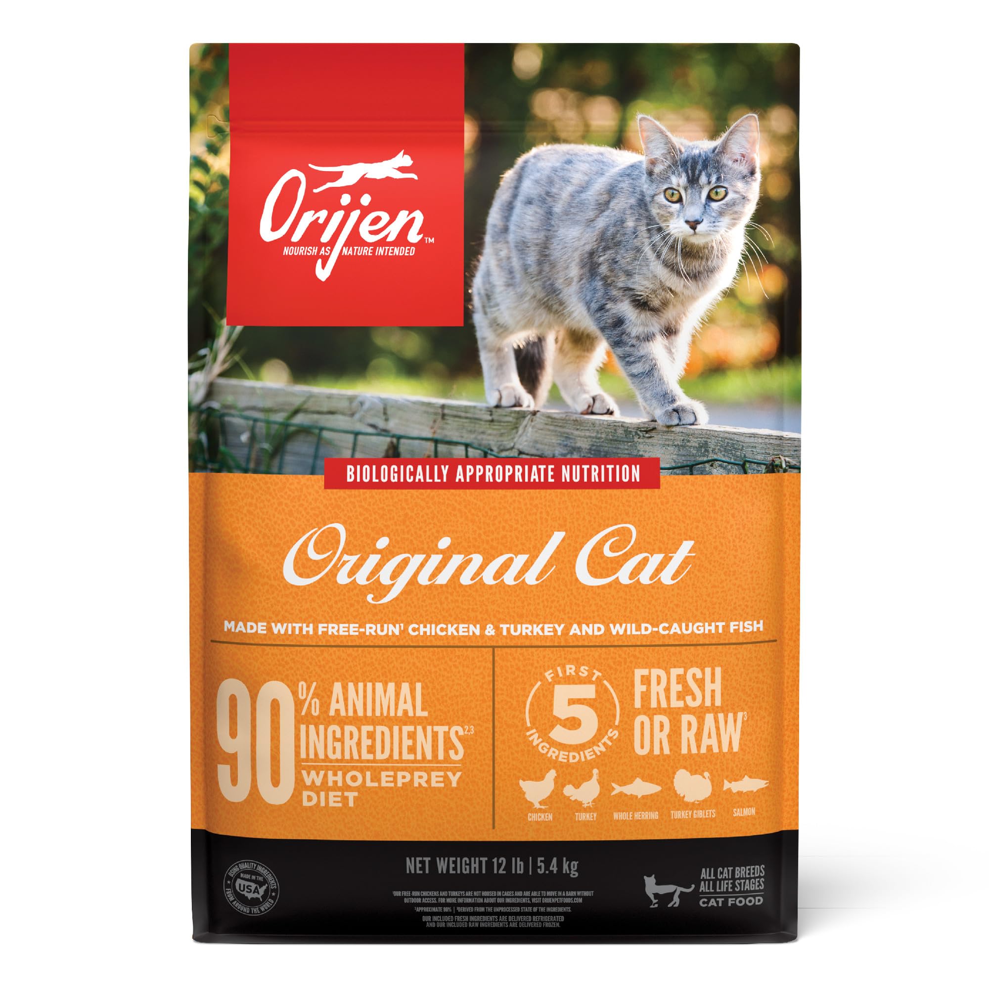 

Корм для кошек Orijen для котят и 5,45 кг