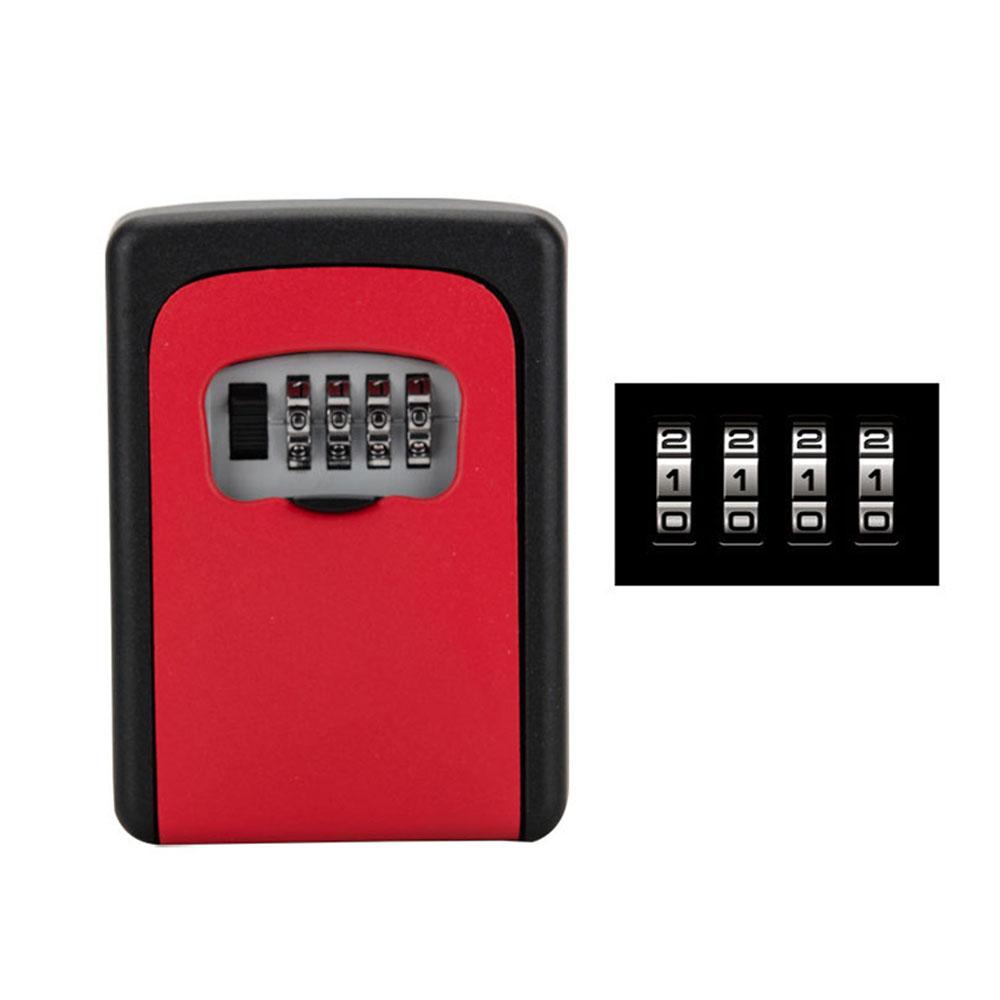 4-Digit Wall Mounted Combination Key Box - Outdoor Safe Key Storage