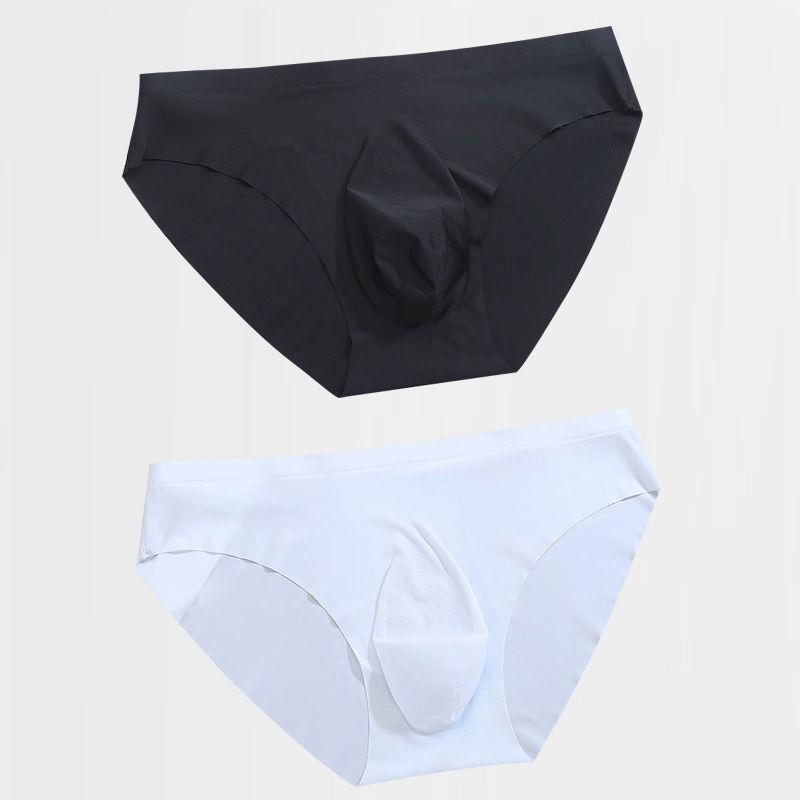 

Мужское нижнее белье, треугольные шорты, прозрачные ультратонкие летние дышащие шорты из ледяного шелка L