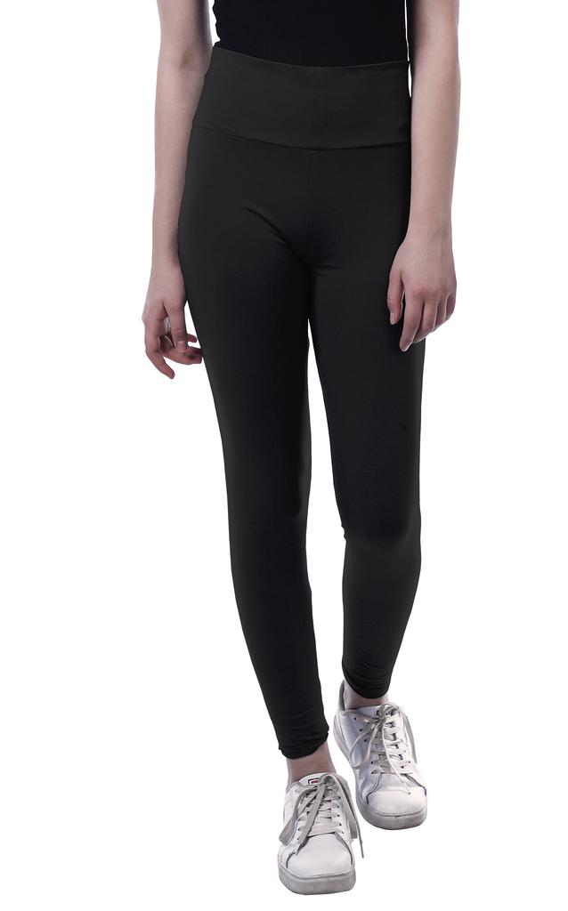 Moomaya High Waist Leggings For Womens Pull On Soft Running Yoga Pants-VY