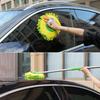 The Car Wash Mop Doesn't Damage The Car Paint. It's A Car Cleaning Wonder with A Retractable Chenille Car Wash Brush
