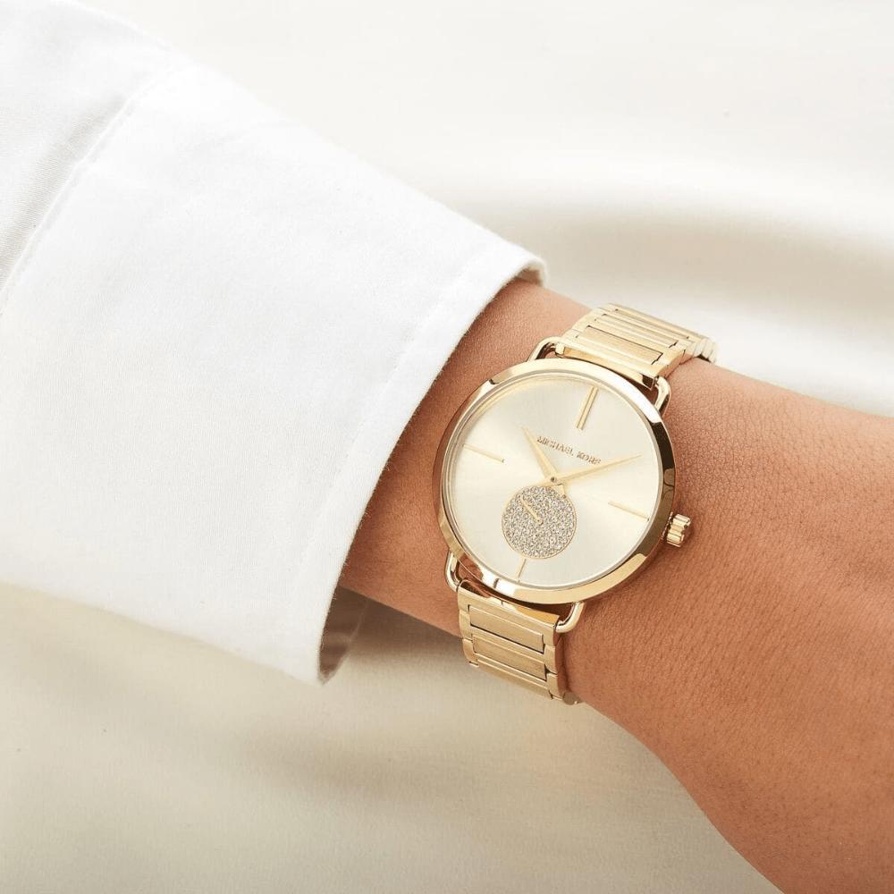 Michael Kors MK3639 Portia Gold Dial Ladies Watch