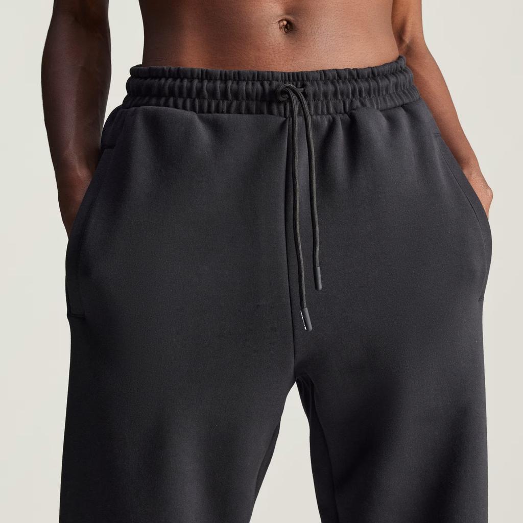 Adidas Stella McCartney Collaboration FW24 Brand Logo Fashion Side Pocket Loose Knit Sports Pants Women pants Black IW6320