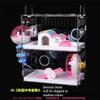 Drawer hamster cage cheap large acrylic tray transparent empty cage oversized villa easy to clean