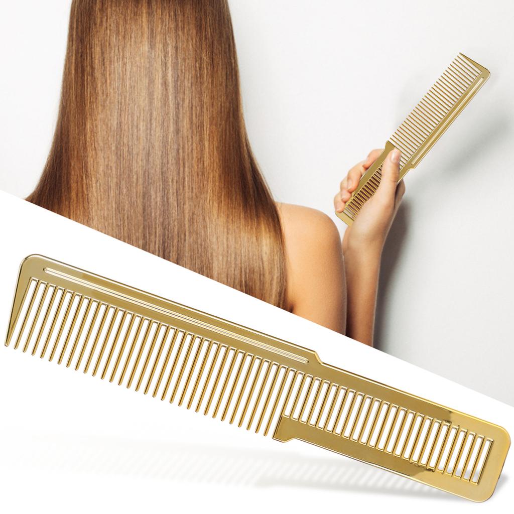 Professional Hair Comb Hairdressing Home Salon Hair Cutting Styling Comb ToolGold