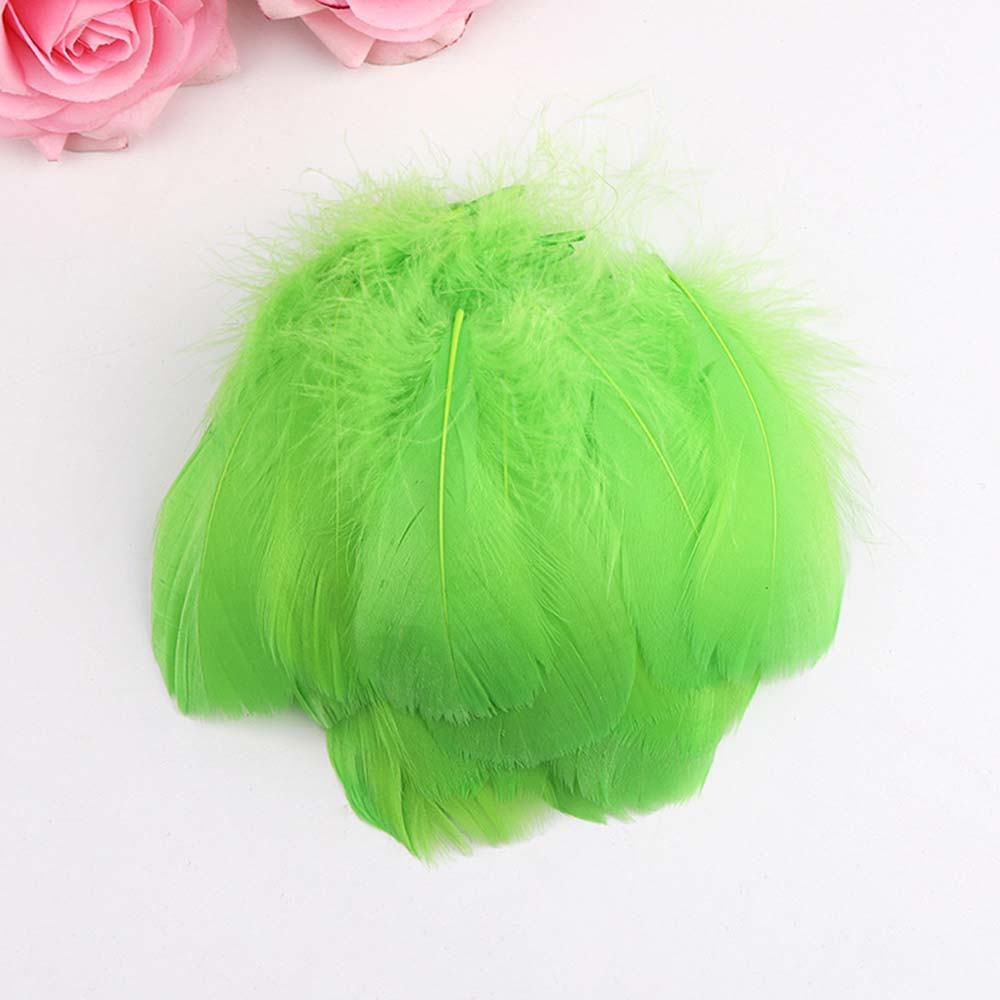 Goose Feather 6cm~11cm For Beautiful Decoration Handicraft Gift Box DIY 50/100/150pcs Colorful Goose Feathers