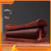 Purple Sandalwood Ebony Wood Carved Coffin Ornament for Home Decor