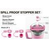 6/12Pcs Accessories for Stanley Cup 1.0 2.0 40oz/ 30oz Tumbler Silicone Spill Proof Stopper Set Straw Cap Leak Stopper