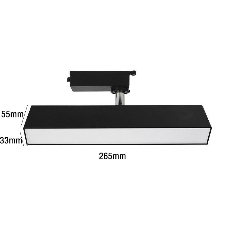 3-wire Long track lighting AC110V 220V LED Fill Light Live Linear Lamp LED Grille Guide Lamp 10W 20W 30W Floodlight Spotlight