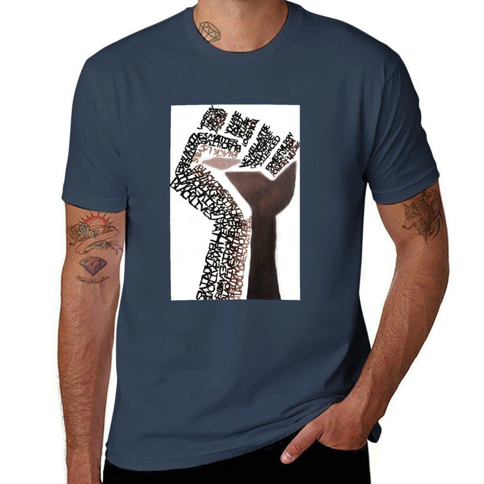 BLACK lives matter TShirt cotton t shirts Unisex 100 t shirts for Unisex pack cotton TShirt S