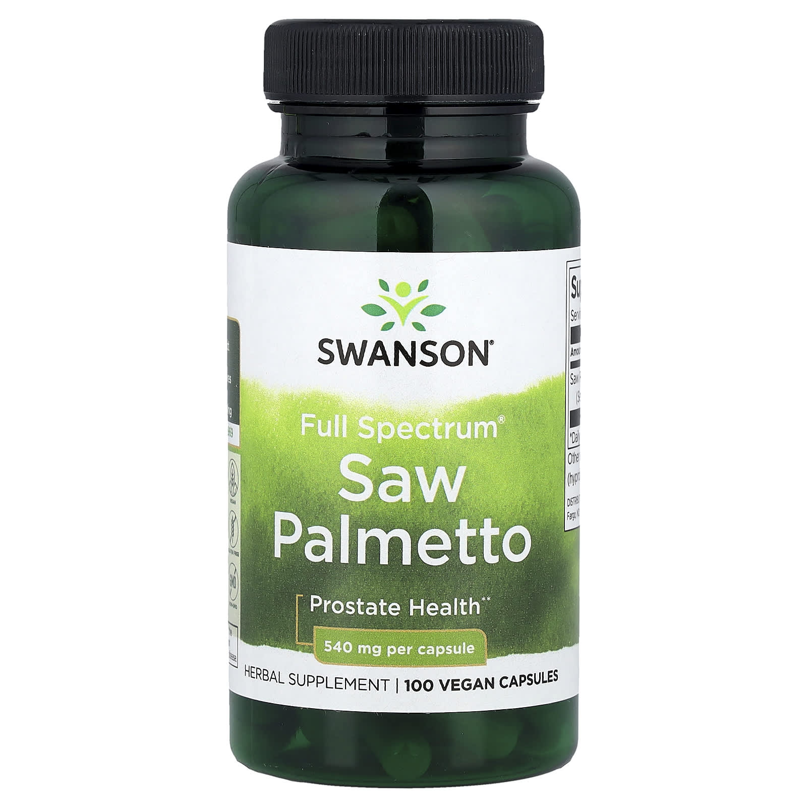 

Full Spectrum® Saw Palmetto, 540Mg, 100 Vegan Capsules