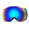 Frameless Double-Layer Anti-Fog Ski Goggles for Myopia - Windproof & Snowproof Spherical Design