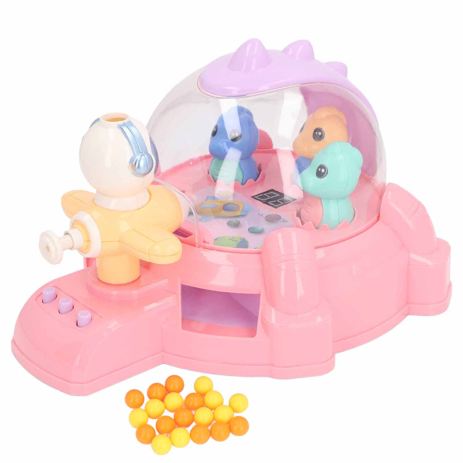 

Игровой автомат для игры в пинбол с музыкальной системой подсчета очков, портативный интерактивный образовательный игровой автомат, игрушка розовый