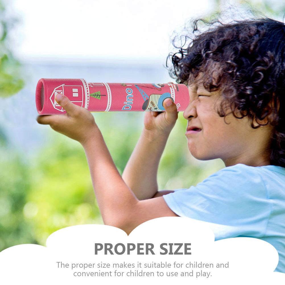 10 Pcs Kaleidoscope Portable Paper Kaleidoscopes Decorative Toys Kids Learning Children Explore The Gift Observe for Funny