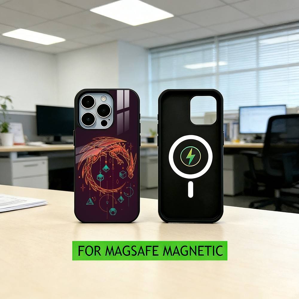 D-dungeons and D-Dragons Phone Case For iPhone17,16,15,14,13,12,11 Plus,Pro Magnetic with Magsafe Wireless Charging