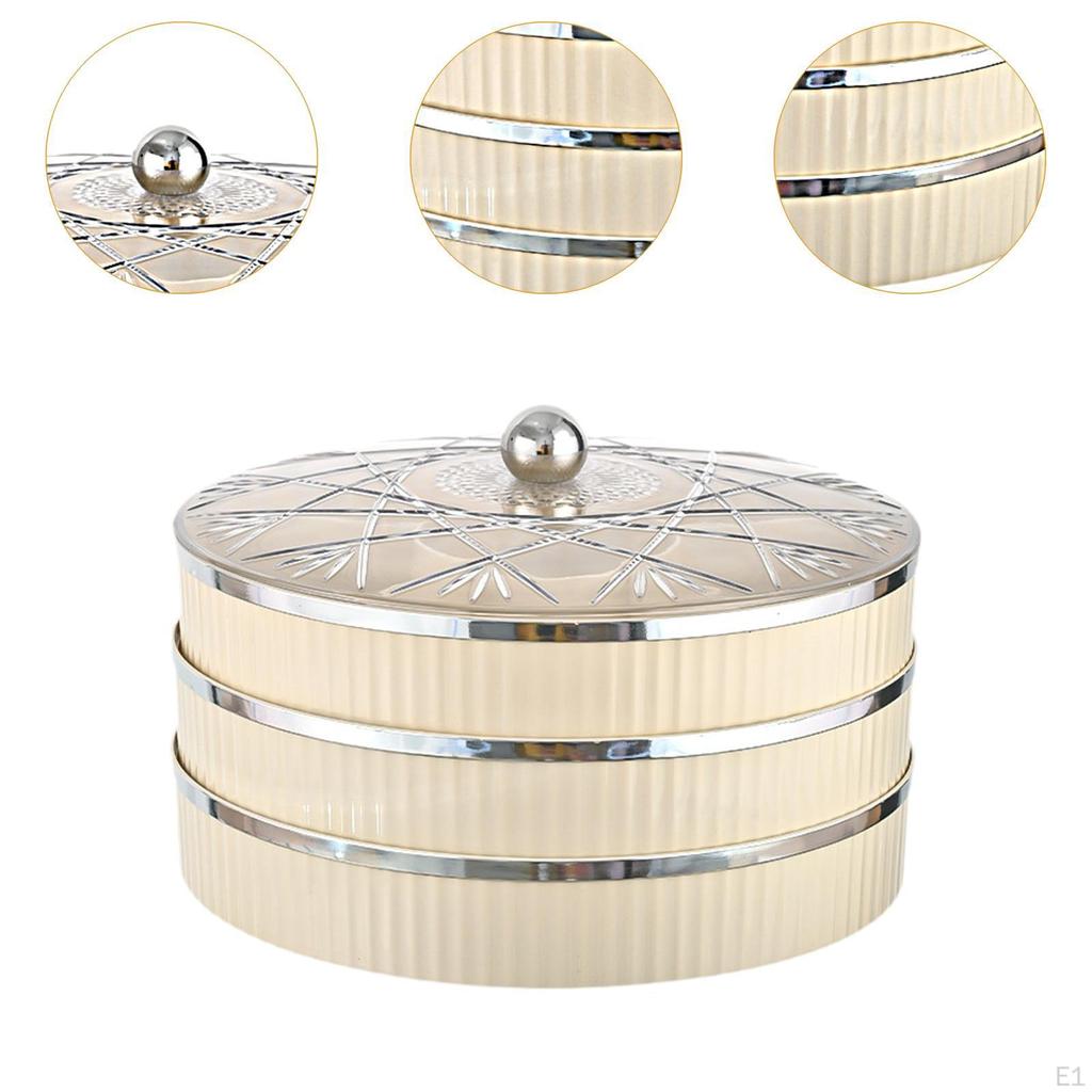 Divided Serving Tray ,Dried Snack Platters ,Tabletop Centerpiece Dried Fruit Candy ,for