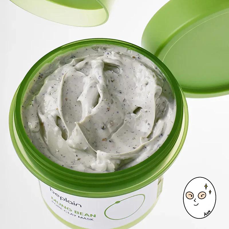 BEPLAIN Mungbohnen-Poren-Tonmaske 120ml