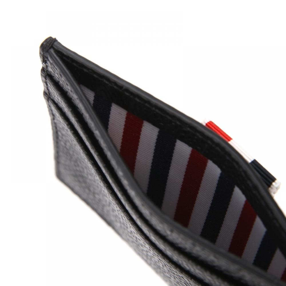 Tom Brown Faw035a 00198 001 Pebble Grain Three Line Tab Card Holder