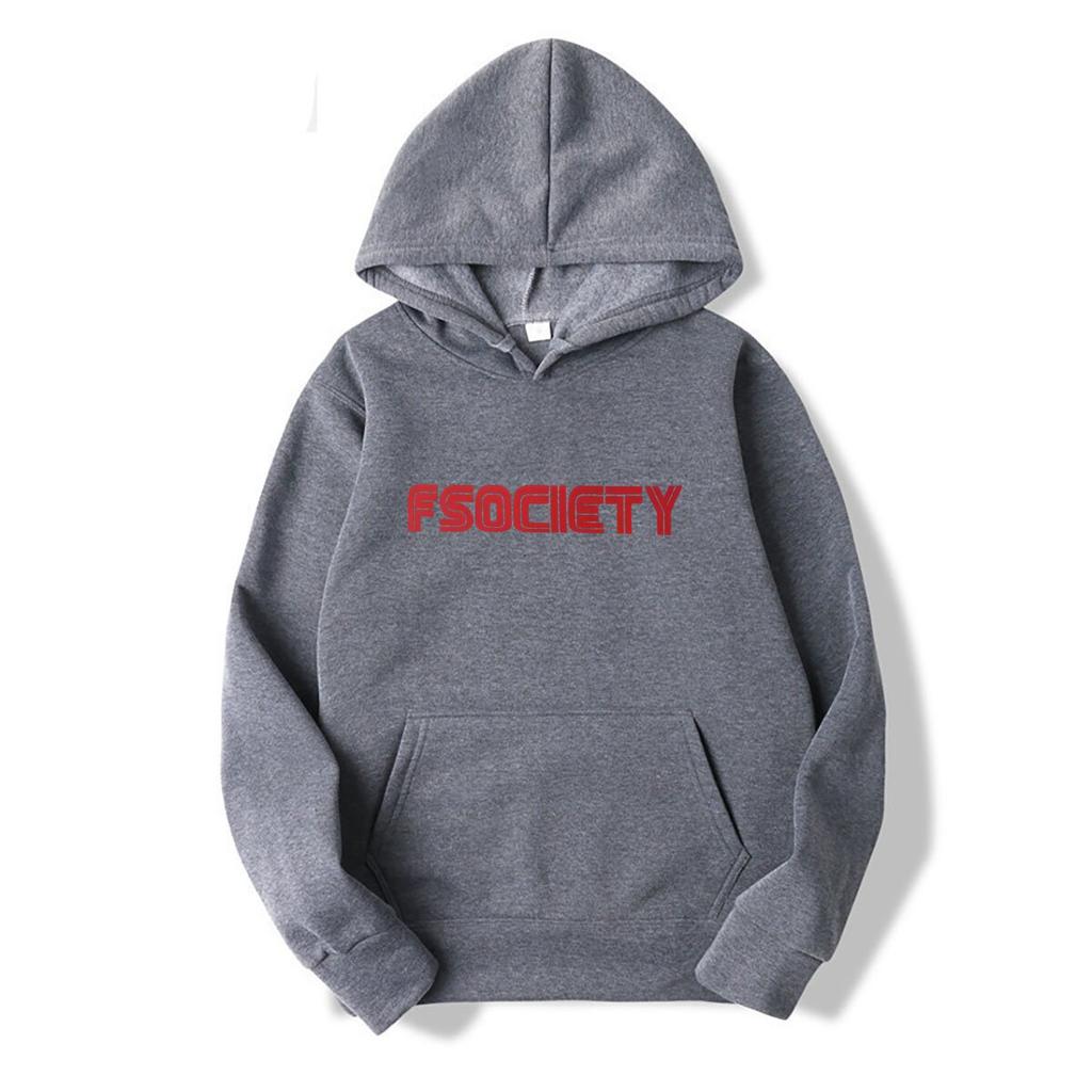 Mr. Fsociety Robot Printed Hoodie Summer Casual sports Hip-hop Hat Sun Man Fishing Outdoor Snapback Color Solid Hoodie