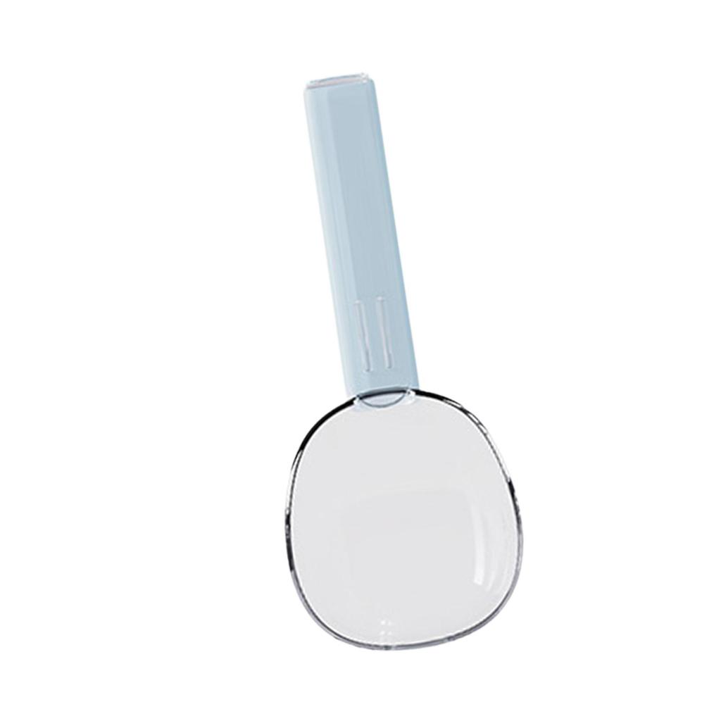 Pet Treat Scoop Measuring Scoop for Dog Pet Food Feeder Multifuctional with Scale Dog Spoon with Bag Clip for