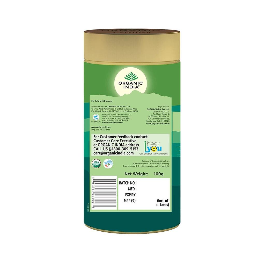 Тулси: чай для снятия стресса и укрепления иммунитета (100 г), Tulsi Original,  Organic India