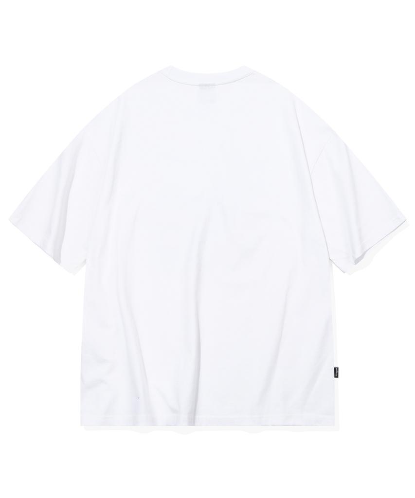 CPGN STUDIO Dtp Marine Dolphin Short Sleeve T-Shirt White