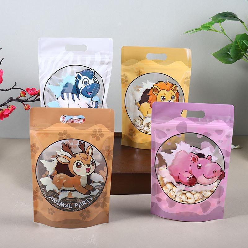 

50Pcs 15x22.5cm Plastic Snowflake Crispy Nugat Candy Cookie Self Sealing Ziplock Bags Birthday Party Gift Packaging 15x22.5cm
