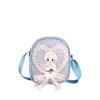 Snow Queen The Elsa Lace Bow Pearl Backpack With Character Print For Daily