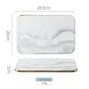 Nordic Marble Cutting Board Dinner Plates Ceramic Tray Golden Plate Set and Dishes Kitchen,Dining & Bar
