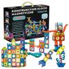 Magnetic Construction Blocks Glowing Track Educational For Children 110 Ele