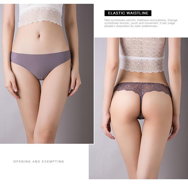 Women Floral Hollow Out Lace Panty Women's Sexy Lace Panties Low-Waist Briefs Sexy Perspective Intimate Female Underpants