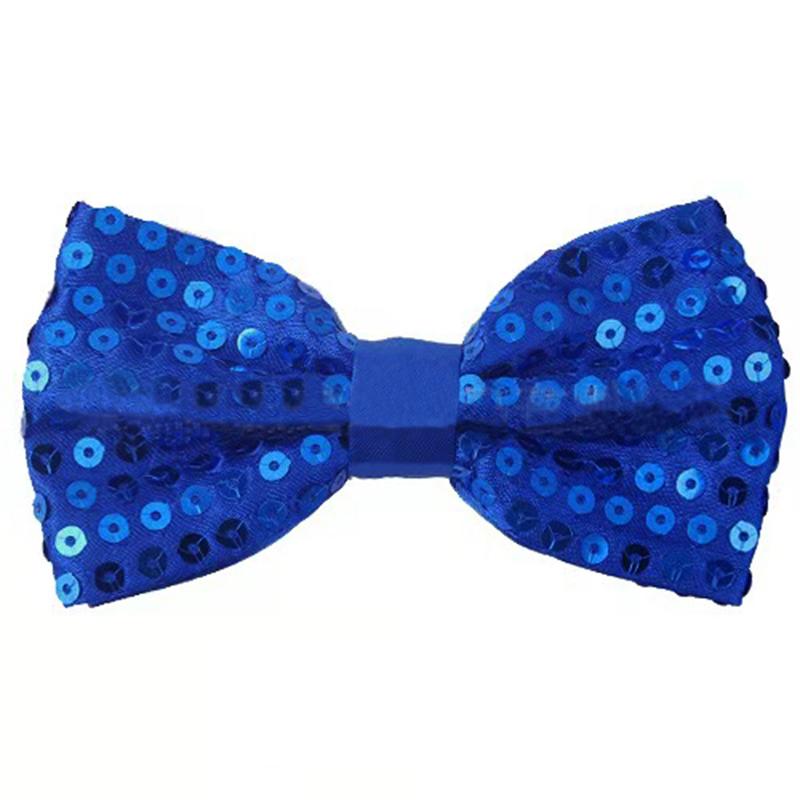 Nœud Papillon à Sequins Cravate de Scène Pour Homme Femme Mode Danse d'Équipe Nœud à Sequins Coloré Fête Brillant Sequins Nœud Papillon