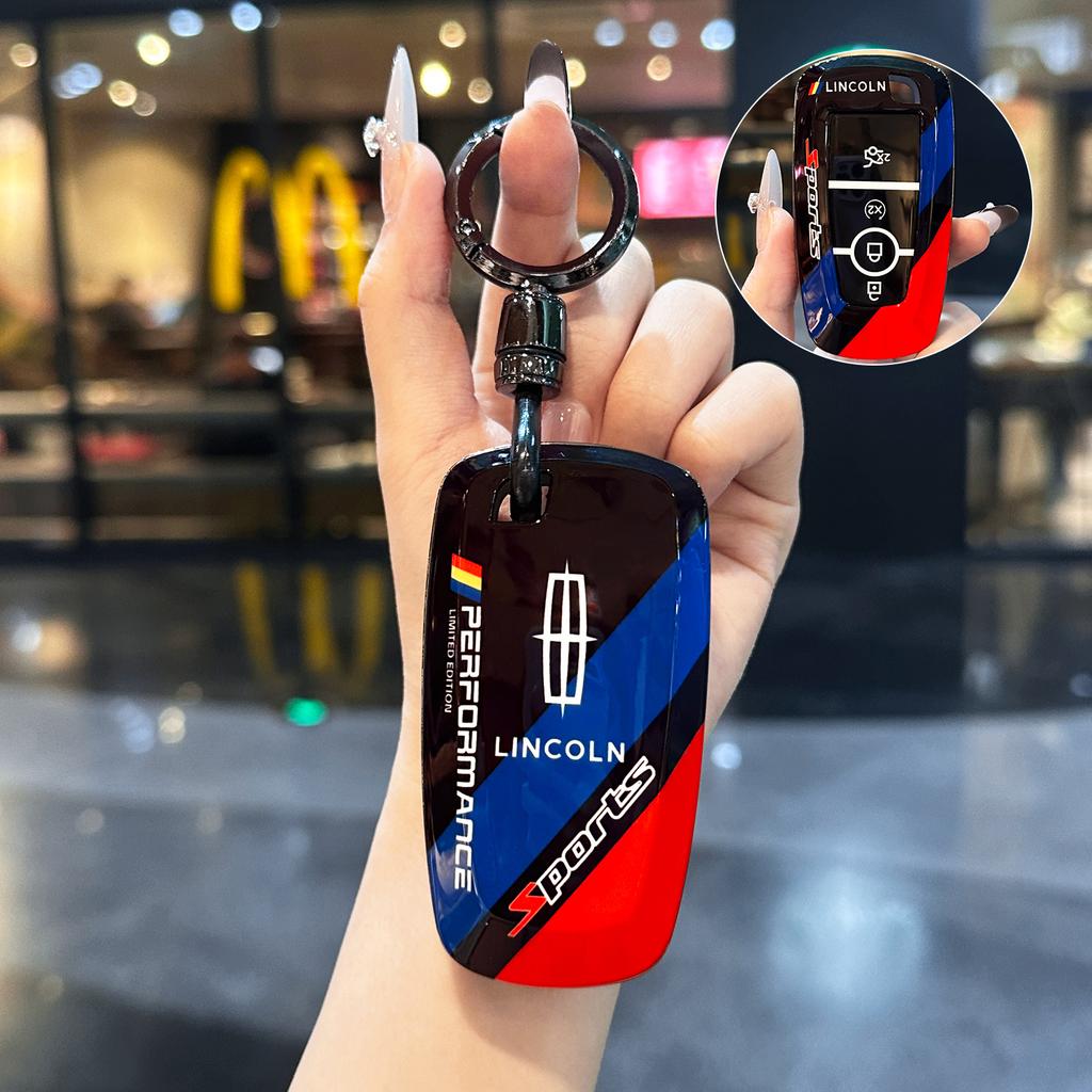 Fashion Car Key Case Cover Holder Keychain Protection For Lincoln Continental MKC MKZ MKX Corsair Navigator Z Nautilus Aviator gfsd7