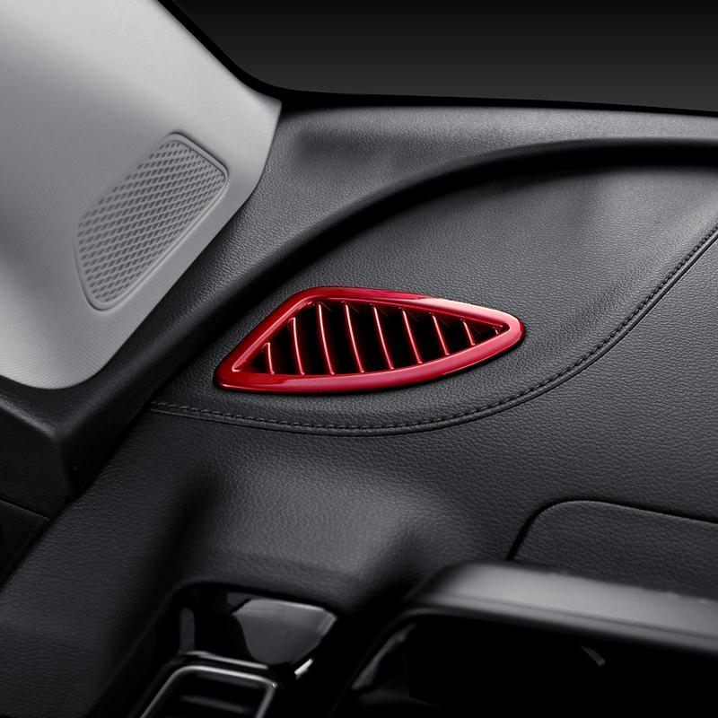 LHD/RHD For Kia Sportage NQ5 -2025 Car Tuning 2PCS Carbon Fiber Front Side Air Vent Outlet Cover Trim Accessories