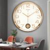 Nordic Light Luxury Clock Wall Interior Design Living Room Aesthetic Wall Clock Modern Creative Fashion Wanduhr Wall Decor