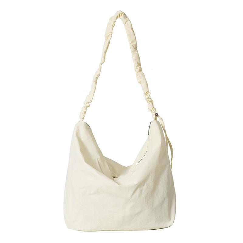 Large capacity nylon shoulder women's bag new lazy wind messenger bag student commuter leisure tote bag