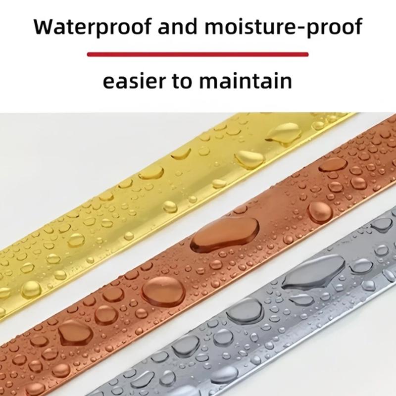 Curved Right Angle Edge/Corner Molding Trim Tape/Wall Edge Decorative Strip/Pvc Decoration Line/Self-Adhesive
