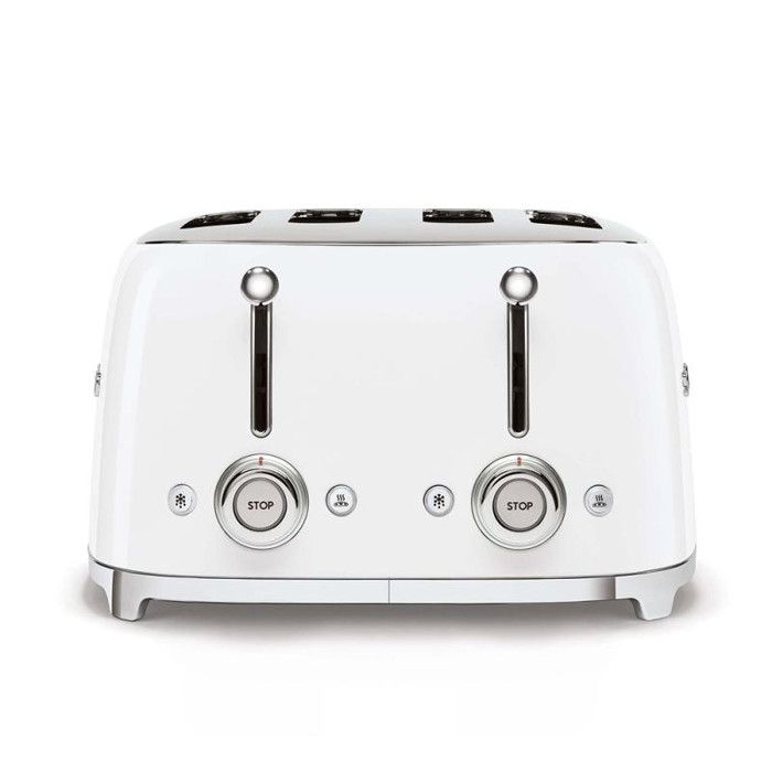 SMEG 4-slice Toaster - 50s Style - White - 2000W