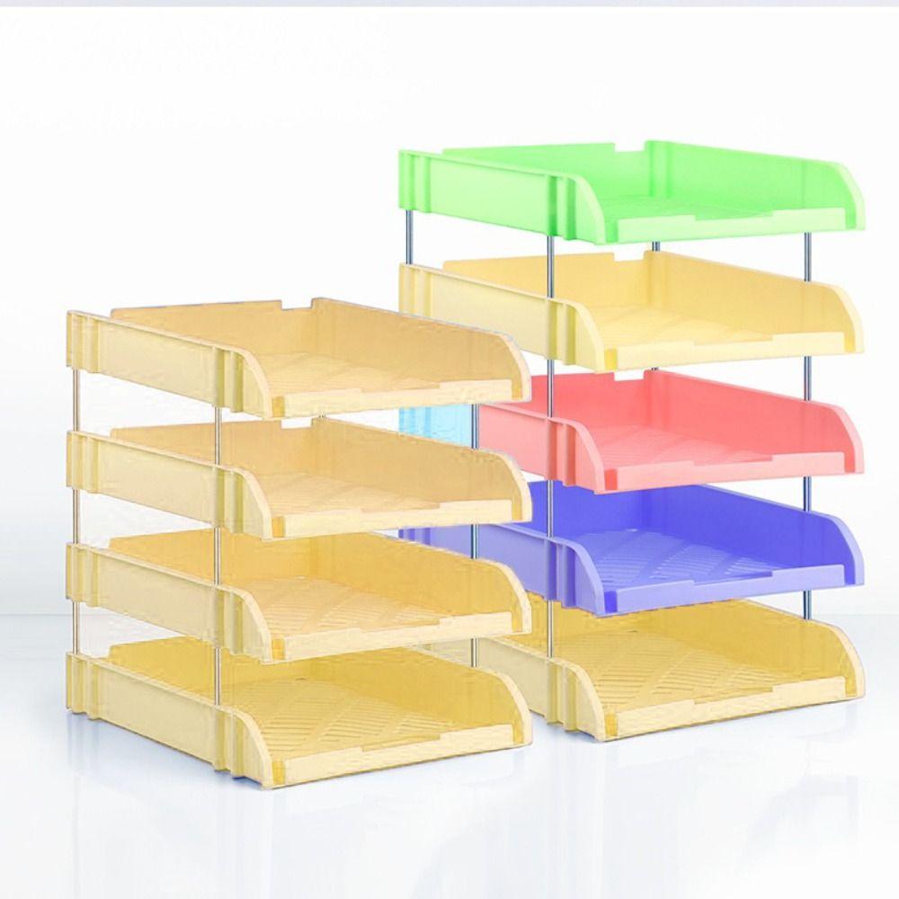 Suport pentru dosare A4 PP Suport de depozitare de birou Cutie nouă pentru dosare de birou Acasă