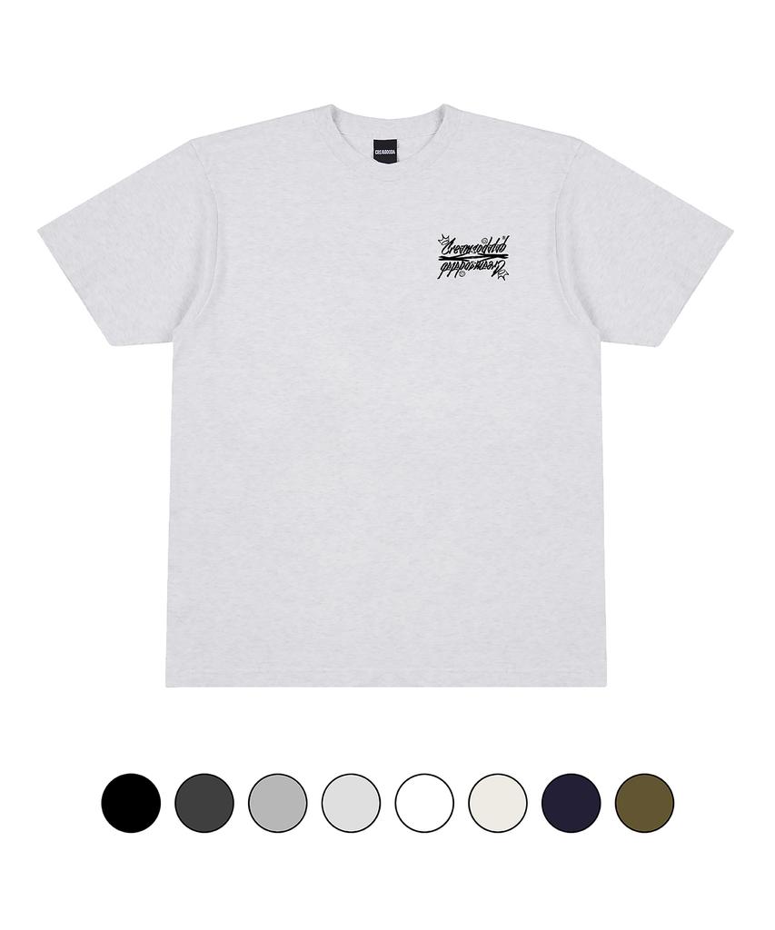 CREAM SODA LAB Crsdel Happy Language Short Sleeve T-Shirt (Type B)