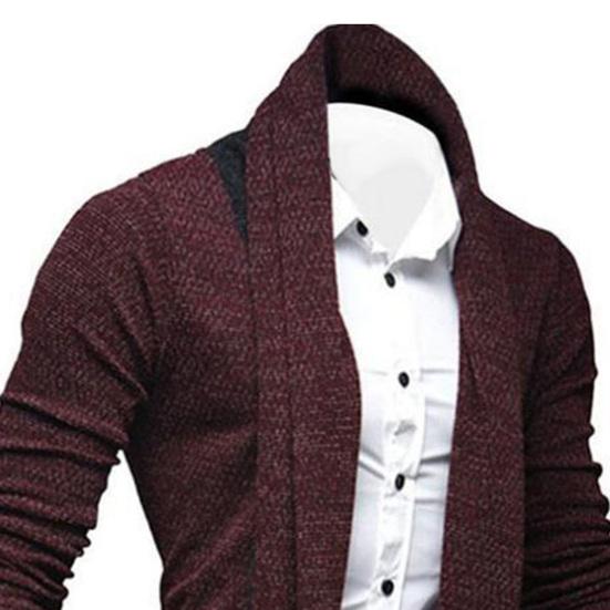 Mantel hautfreundlich lockere Passform bequem lange Ärmel Strickmantel für den Winter