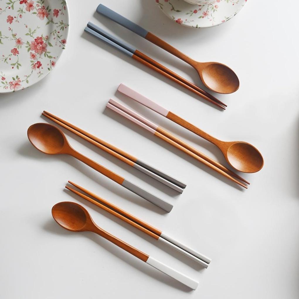 Romwood Candy Pastel Wooden Spoon Set