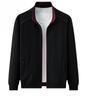 Spring, Autumn and Winter Cardigan, Stand-up Collar Sweatshirt for Men, Middle-aged and Elderly Sports Fashion, Velvet Thickened Jacket, Pure Cotton