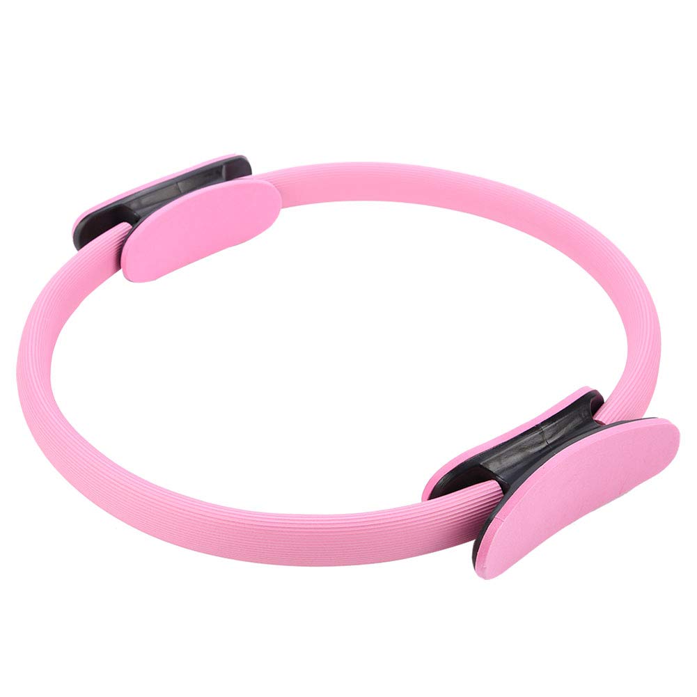 

Pilates Ring Circle, Fitness Ring Magic Circle, 4 Colors 1.4in Dual Grip Yoga Ring Resistance Circle for Thighs and Legs Fitness