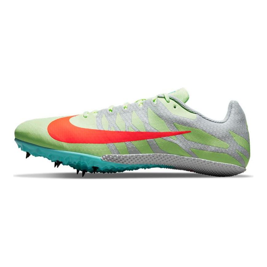 Nike Air Zoom Rival S 9 Spikes 'Barely Volt Hyper Orange' Sneakers Casual 907564-701
