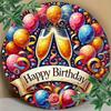 LED Marquee Birthday Sign 16 Color Remote Wall Decor Light Up Home Bedroom Living Room