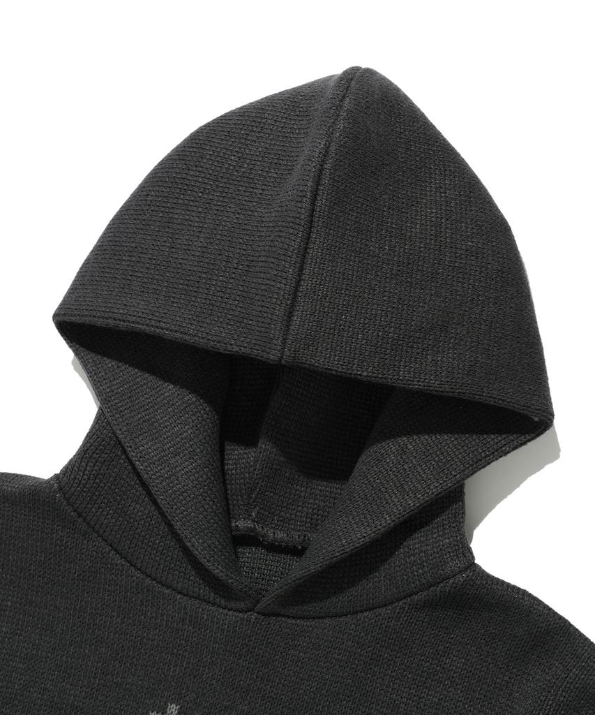 ISTKUNST Homie Hood Knit_Black(Ik2Dfmk640A)
