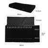 New Style All-black Velvet Jewelry Convenient Storage Bag Ring Necklace Stud Earrings Jewelry Collection Storage  Display Props